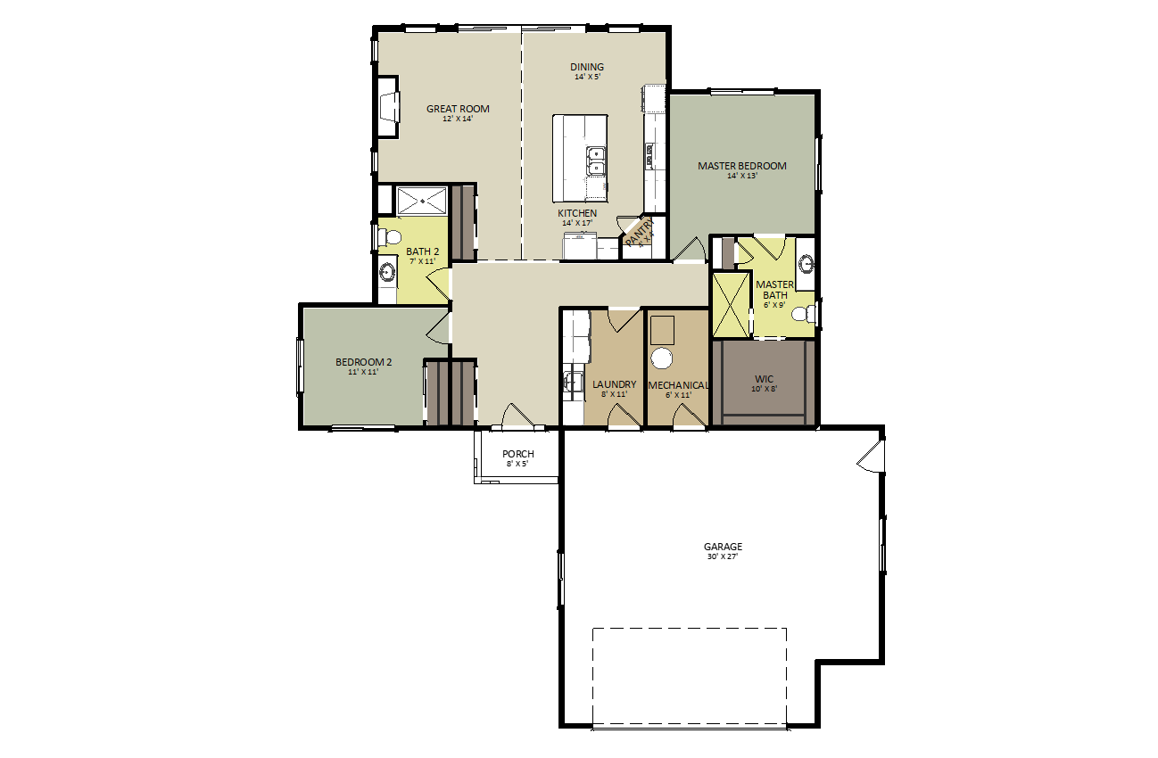 Fenwood First Floor Floor Plan